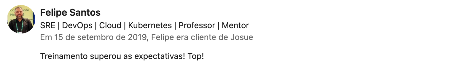 Recomendação LinkedIn 8